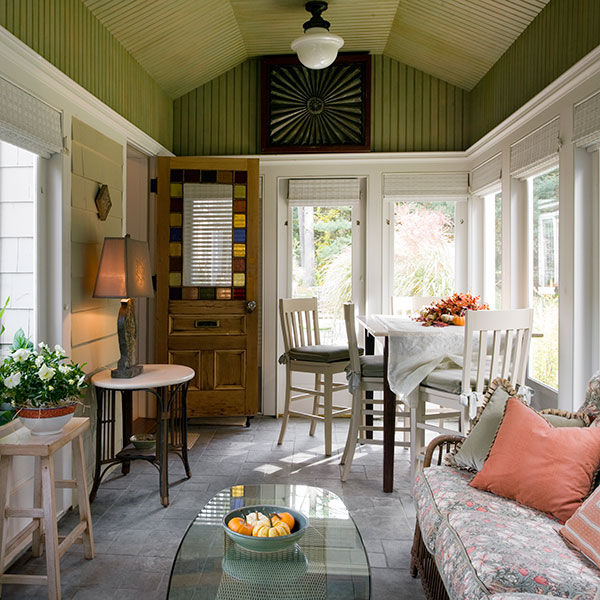 Dressing Rooms Design - Studio Tour - Porch Doors